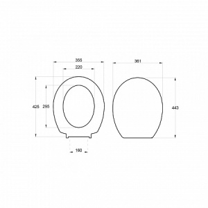 Сиденье для компакта VICTORIA Россия дюропласт в Сочи и Адлере