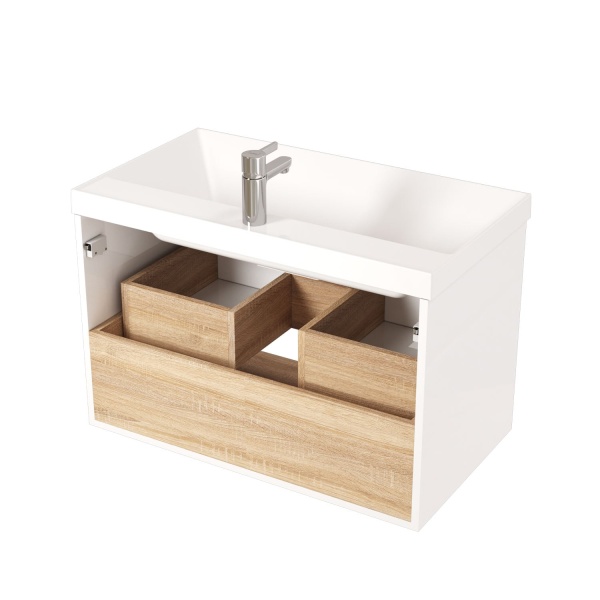 Scandy 80 тумба подвесная (Style 80 раковина приобретается дополнительно) в Сочи и Адлере