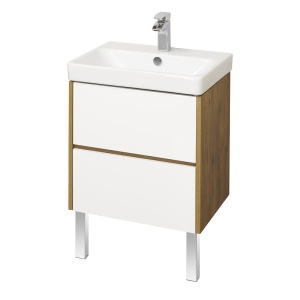 Сканди 55 Тумба-умывальник Белый/Дуб Рустикальный (раковина приобретается отдельно Адриана-55) в Сочи и Адлере Сканди 55 Тумба-умывальник Белый/Дуб Рустикальный (раковина приобретается отдельно Адриана-55) в Сочи и Адлере