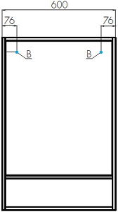 Флай 60 Зеркало-Шкаф белый, дуб крафт в Сочи и Адлере Флай 60 Зеркало-Шкаф белый, дуб крафт в Сочи и Адлере