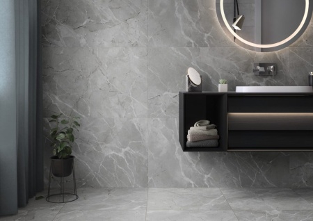 Керамогранит K947780R0001VTER SilkMarble Бреча Серый Матовый R9 60*120 в Сочи и Адлере