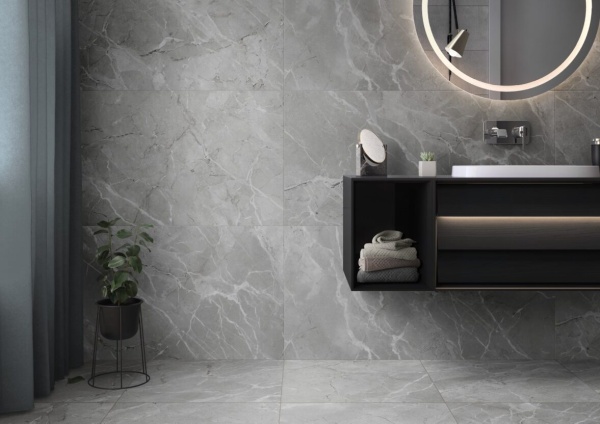 Керамогранит K947780R0001VTER SilkMarble Бреча Серый Матовый R9 60*120 в Сочи и Адлере