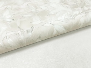 Обои Эрисман Benefit Mirabelle, винил на флизелиновой основе, 1.06*10.05 м, Белый однотон в Сочи и Адлере