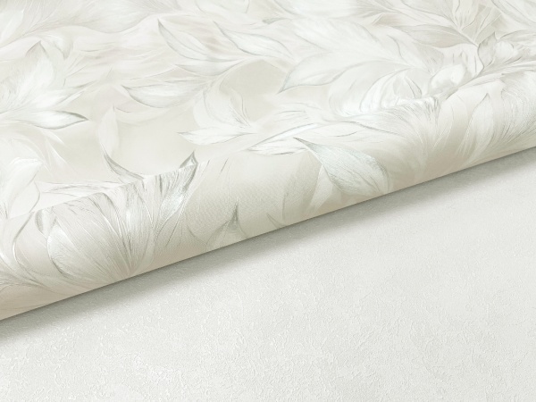 Обои Эрисман Benefit Mirabelle, винил на флизелиновой основе, 1.06*10.05 м, Белый однотон в Сочи и Адлере