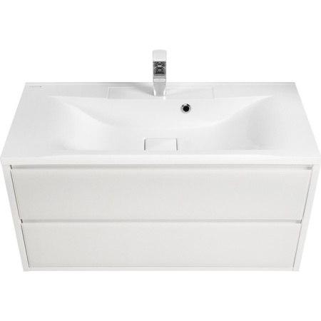 Римини 100 тумба-умывальник, белый глянец в Сочи и Адлере