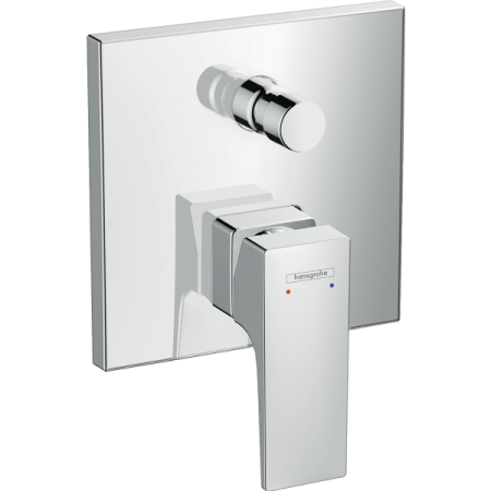 Смеситель hansgrohe Metropol для ванны настенный скрытый с рычаговой рукояткой 32545000, хром