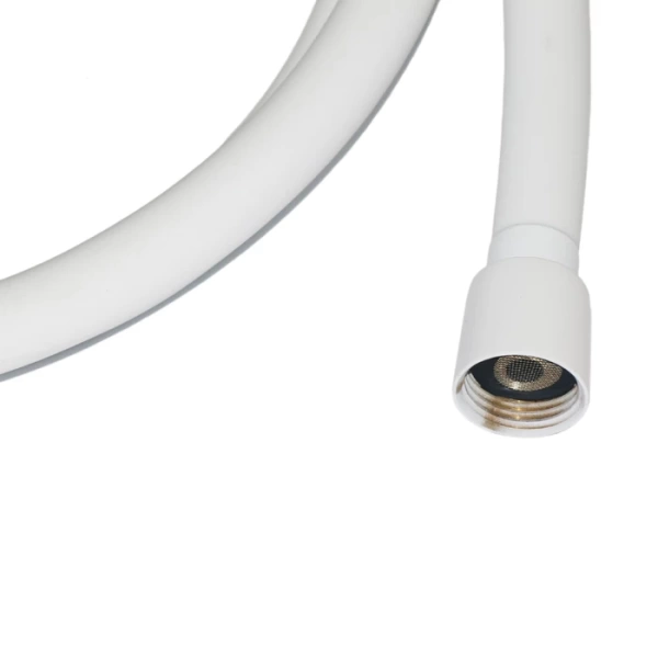 Шланг для душа, белый матовый, силиконовый, 1,2м, Optima Home, IDDIS, OPH12WLi19 в Сочи и Адлере