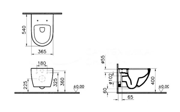 Sento Rim-ex подвесной безободковый унитаз (сиденье 130-003-009 приобретается дополнительно) в Сочи и Адлере Sento Rim-ex подвесной безободковый унитаз (сиденье 130-003-009 приобретается дополнительно) в Сочи и Адлере