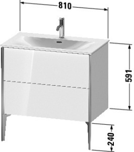 Тумба под раковину, Duravit, XViu, ширина, мм-810, глубина, мм-480, высота, мм-591, тип установки-напольный, форма мебели-прямоугольная, раковина-необ в Сочи и Адлере Тумба под раковину, Duravit, XViu, ширина, мм-810, глубина, мм-480, высота, мм-591, тип установки-напольный, форма мебели-прямоугольная, раковина-необ в Сочи и Адлере