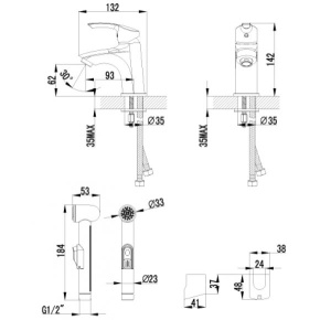 Смеситель Lemark Plus Strike LM1116C для раковины в Сочи и Адлере Смеситель Lemark Plus Strike LM1116C для раковины в Сочи и Адлере