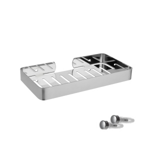 &quot;HOTEL&quot; Полка прямоугольная одноэтажная хром FX-31003R