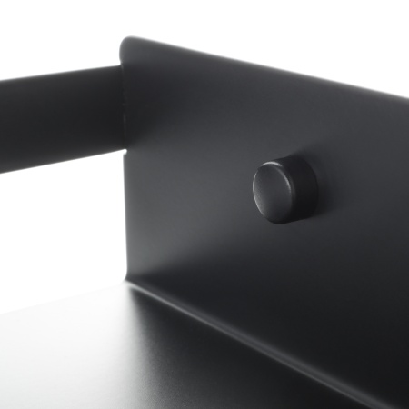 HOTEL FX-31003G Полка прямоугольная одноэтажная, черный в Сочи и Адлере