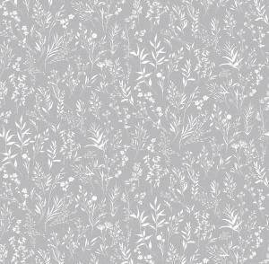 Обои Victoria Stenova Lavanda, винил на флизелиновой основе, 1,06*10,05м, серый мотив