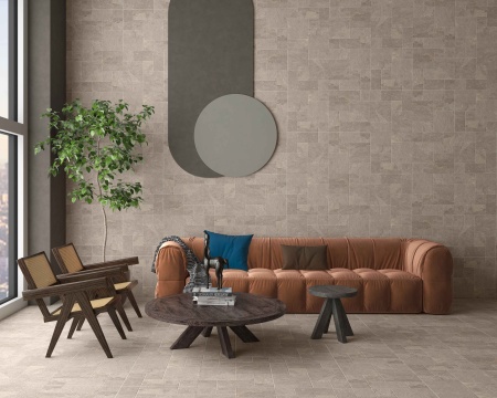 Керамогранит Delgado Stone Beige punch matt 12мм R10 60*60 в Сочи и Адлере