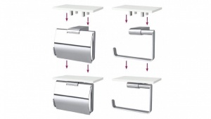 VIA: Полочка для мобильного телефона к держателю для т/.бумаги  135012012;135012222 (Чешская Республика) в Сочи и Адлере