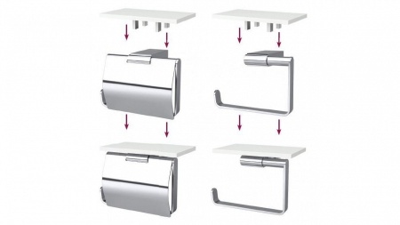 VIA: Полочка для мобильного телефона к держателю для т/.бумаги  135012012;135012222 (Чешская Республика) в Сочи и Адлере