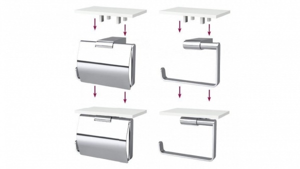 VIA: Полочка для мобильного телефона к держателю для т/.бумаги  135012012;135012222 (Чешская Республика) в Сочи и Адлере