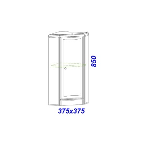 БАРСЕЛОНА 37,5 Тумба напольная левая/правая напольная тумба с одной дверцей на петлях с плавным закрыванием (Ш37,5хВ85хГ37,5) в Сочи и Адлере БАРСЕЛОНА 37,5 Тумба напольная левая/правая напольная тумба с одной дверцей на петлях с плавным закрыванием (Ш37,5хВ85хГ37,5) в Сочи и Адлере