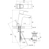 RAVAK Смеситель для умывальника с донным клапаном 170 мм TD 013.00																 в Сочи и Адлере
