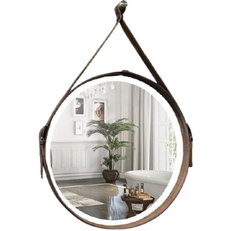 Зеркало AZARIO Капитан D510 коричневая кожа