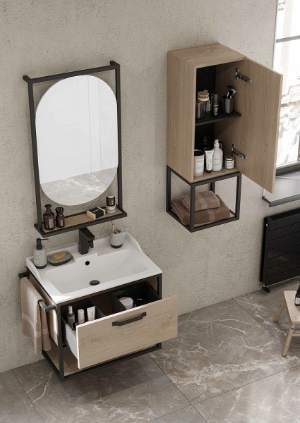 Зеркало Лофт Фабрик 50 Дуб Эндгрейн в Сочи и Адлере Зеркало Лофт Фабрик 50 Дуб Эндгрейн в Сочи и Адлере