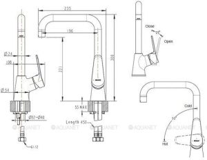Смеситель Bravat Eco F7111147C-1 для кухонной мойки в Сочи и Адлере Смеситель Bravat Eco F7111147C-1 для кухонной мойки в Сочи и Адлере