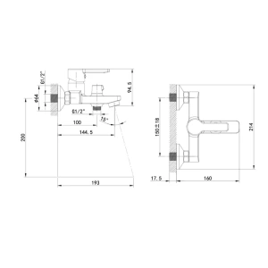 Смеситель для ванны, Sena, IDDIS, SENSB00i02WA в Сочи и Адлере Смеситель для ванны, Sena, IDDIS, SENSB00i02WA в Сочи и Адлере