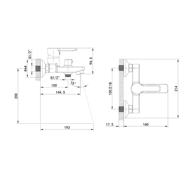 Смеситель для ванны, Sena, IDDIS, SENSB00i02WA в Сочи и Адлере Смеситель для ванны, Sena, IDDIS, SENSB00i02WA в Сочи и Адлере