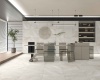 Керамогранит Quartzite Bianco punch matt 9мм 60*60 R10 в Сочи и Адлере