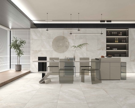 Керамогранит Quartzite Bianco punch matt 9мм 60*60 R10 в Сочи и Адлере