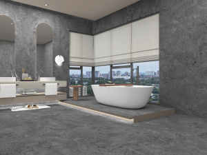 Керамогранит Limestone Nero rustic punch 60*60 в Сочи и Адлере
