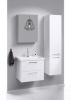 МАНЧЕСТЕР 60 Тумба подвесная, два ящика, белая с раковиной ФОСТЕР 60 (Ш61хВ55хГ41) MAN01062+Фостер 60 в Сочи и Адлере