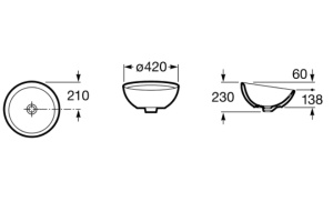 Раковина-чаша Bol 42*42*23 в Сочи и Адлере Раковина-чаша Bol 42*42*23 в Сочи и Адлере