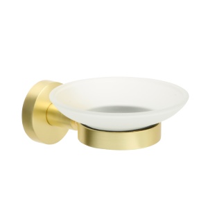 &quot;COMFORT GOLD&quot; Мыльница стекло золото-сатин FX-87008