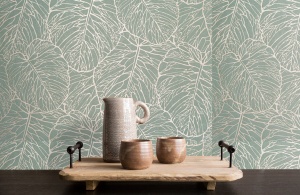 Обои Артекс ОВК Дизайн, винил на флизелиновой основе, 1,06*10,05м, Зелёный мотив в Сочи и Адлере