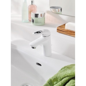 33558LS3 Смеситель для раковины GROHE Eurostyle new с донным клапаном, белая луна в Сочи и Адлере 33558LS3 Смеситель для раковины GROHE Eurostyle new с донным клапаном, белая луна в Сочи и Адлере