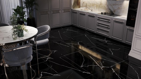 Керамогранит SHELL BLACK high glossy 60*120