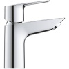 23337001 GROHE BauLoop Смеситель для раковины с ограничителем температуры, гладкий корпус, размер S, хром  в Сочи и Адлере