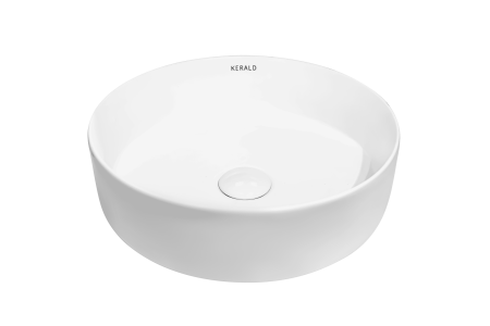 Раковина Kerald 355*355*120 мм накладная, белый