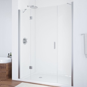 Душевая дверь в нишу Vegas Glass AFP-F 130 08 01 L профиль глянцевый хром, стекло прозрачное Душевая дверь в нишу Vegas Glass AFP-F 130 08 01 L профиль глянцевый хром, стекло прозрачное