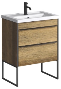 FARGO 70 Тумба подвесная дуб балтийский с раковиной ФОСТЕР 70 (Ш71хВ60,7хГ46) в Сочи и Адлере FARGO 70 Тумба подвесная дуб балтийский с раковиной ФОСТЕР 70 (Ш71хВ60,7хГ46) в Сочи и Адлере