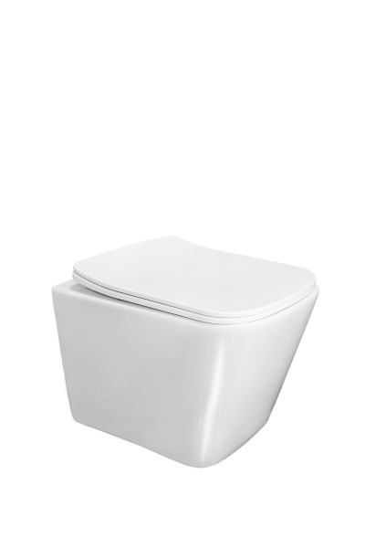 Унитаз подвесной Kerald GRACE безободковый, 490*340*360 мм,сиденье дюропласт,микролифт, (soft close). 								  Унитаз подвесной Kerald GRACE безободковый, 490*340*360 мм,сиденье дюропласт,микролифт, (soft close).