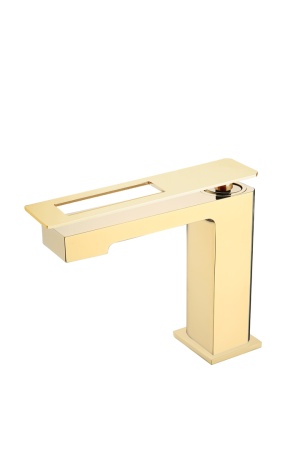 Смеситель для умывальника низкий Q GoldGold