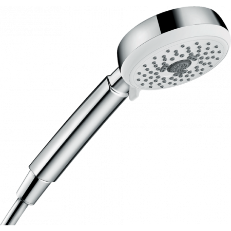 Ручной душ hansgrohe Crometta 100 Multi 3jet 26823400, белый/хром