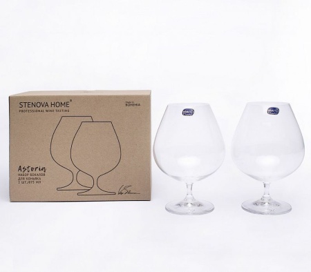 Набор коньячных бокалов Astoria, МАТЕРИАЛ: Хрустальное стекло, ОБЪЕМ: 875 мл, В НАБОРЕ: 2 шт в Сочи и Адлере