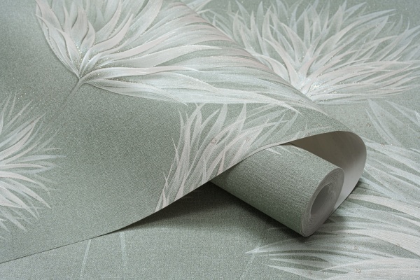 Обои Freedom Тельма, винил на флизелиновой основе, 1,06*10,05м, Зелёный мотив в Сочи и Адлере