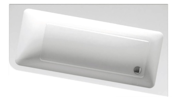 Ванна 10° на опоре+ панель передняя с креплениями, правая 160*95