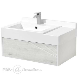 Сакура 80 Тумба (Ольха Наварра/Белый глянец) (Раковина сакура 80) Сакура 80 Тумба (Ольха Наварра/Белый глянец) (Раковина сакура 80)