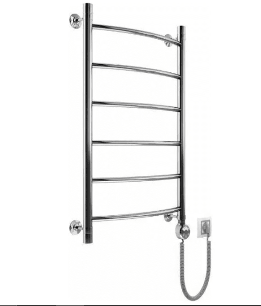Полотенцесушитель электрический Вид 4 Лесенка без полки 80*50 левое подключение Полотенцесушитель электрический Вид 4 Лесенка без полки 80*50 левое подключение